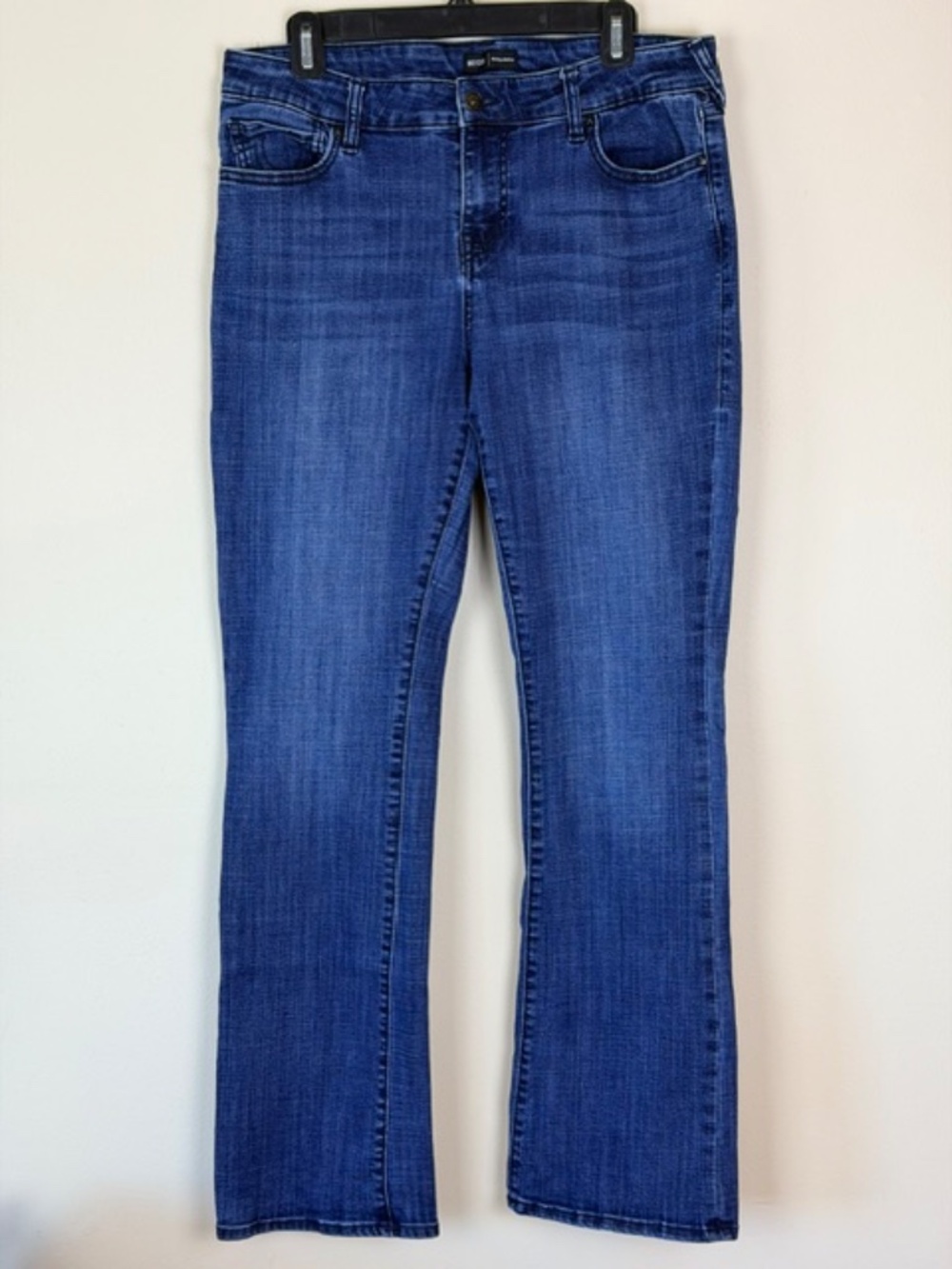 True Religion Becca Mid Rise Boot Cut Jeans Women's 32 Western Dark Wash - Picture 2 of 6